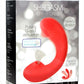 Inmi Shegasm Joy-Pulse Flexible Suction Rechargeable Silicone G-Spot Vibrator - Red
