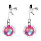 Charmed Silicone Light-Up Nipple Clamps - Pink