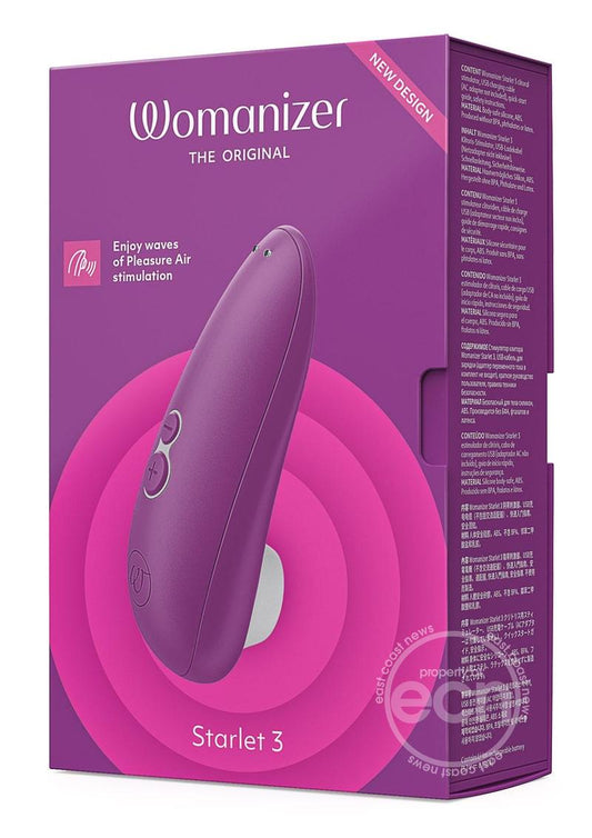 Womanizer Starlet 3 Rechargeable Silicone Clitoral Stimulator - Violet