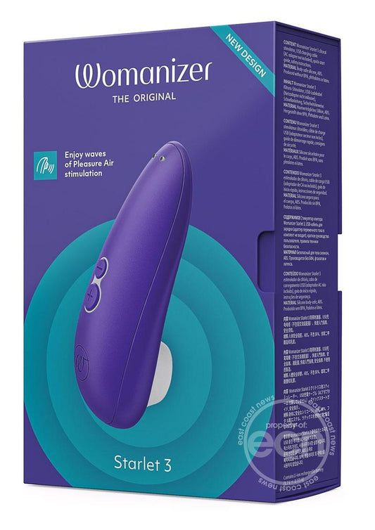 Womanizer Starlet 3 Rechargeable Silicone Clitoral Stimulator - Indigo