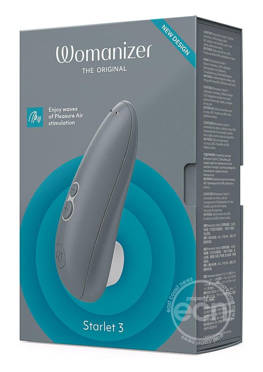Womanizer Starlet 3 Rechargeable Silicone Clitoral Stimulator - Gray