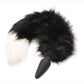 Tailz Interchangeable Fox Tail Accessory<br>- Black/White