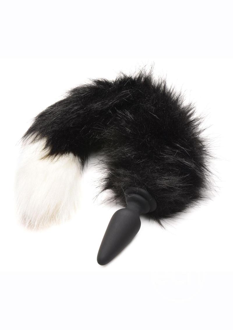 Tailz Interchangeable Fox Tail Accessory<br>- Black/White