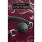 Bondage Couture Silicone Ball Gag - Black