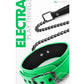 Electra Play Things PU Leather Collar & Leash - Green