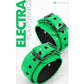 Electra Play Things PU Leather Wrist Cuffs - Green