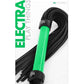Electra Play Things PU Leather Flogger - Green