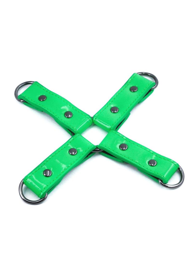 Electra Play Things PU Leather Hog Tie - Green