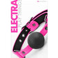 Electra Play Things PU Leather Ball Gag - Pink