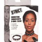 Strict Rhinestone Choker with O-Ring - Clear