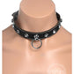 Strict Rhinestone Choker with O-Ring - Clear