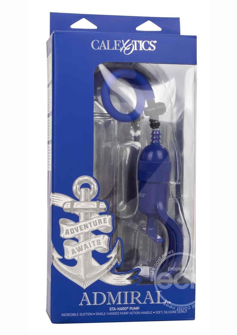 Admiral Sta-Hard Penis Pump - Blue