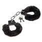 Master Series Cuffed in Fur Furry Handcuffs - Black