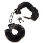 Master Series Cuffed in Fur Furry Handcuffs - Black