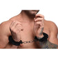 Master Series Cuffed in Fur Furry Handcuffs - Black
