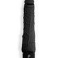 Powercocks Silicone Realistic Vibrator 7in - Black