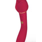 Secret Kisses Rosegasm Twosome Rechargeable Silicone Dual End Vibrator with Clitoral Stimulator - Red