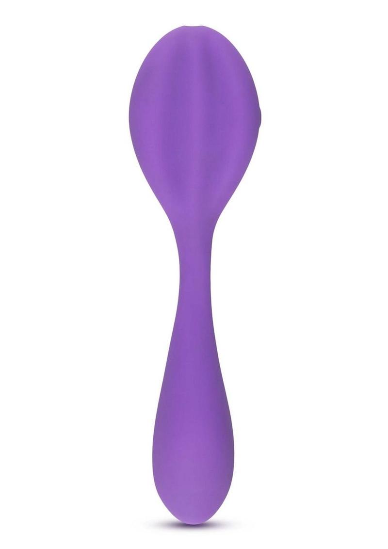 Wellness Duo Rechargeable Silicone Couples Vibrator - Purple