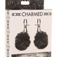 Charmed Pom Pom Nipple Clamps - Black
