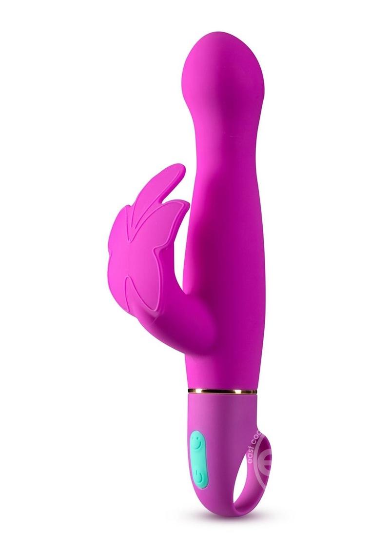 Aria Naughty AF Silicone Vibrator - Plum