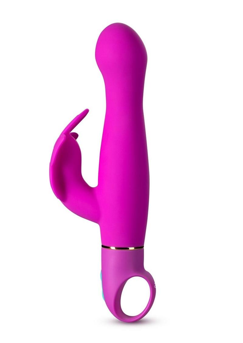 Aria Naughty AF Silicone Vibrator - Plum