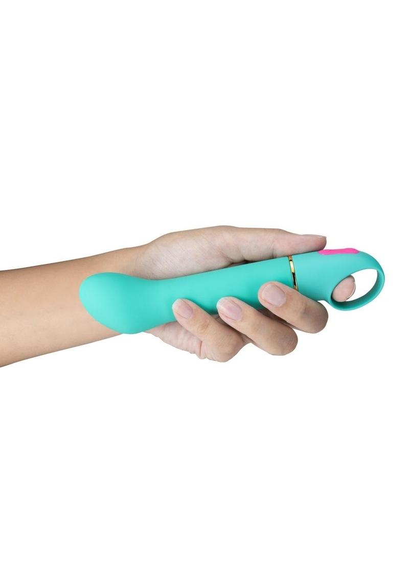 Aria Flirty AF Silicone Vibrator - Teal