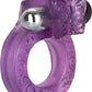 Intimate Butterfly Ring Vibrating Cock Ring with Clitoral Stimulation - Purple