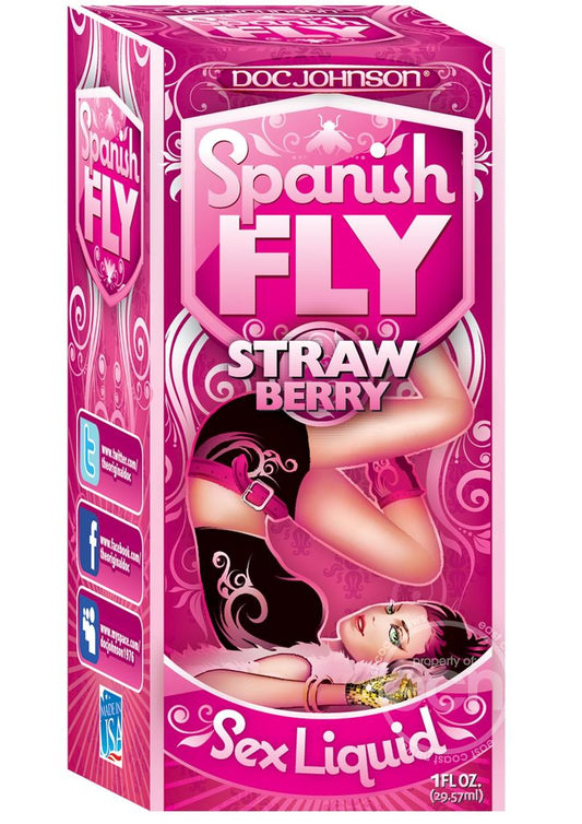 Spanish Fly Sex Drops Strawberry 1oz