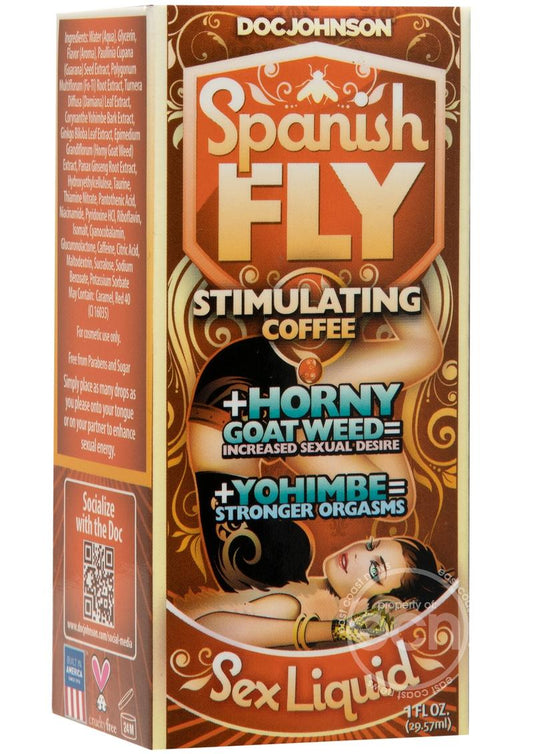 Spanish Fly Sex Drops Stimulating Coffee 1oz