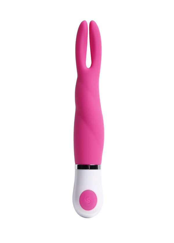 Adam & Eve Eve's Lucky Bunny Silicone Rabbit Vibrator - Pink