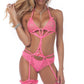 B1623 - 2Pc Daringly Strappy Teddy