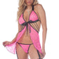 D1415 - 3Pc Sexy Darling Babydoll & Stockings